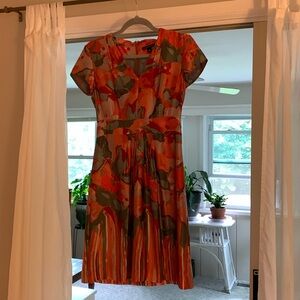 Banana republic tea length dress